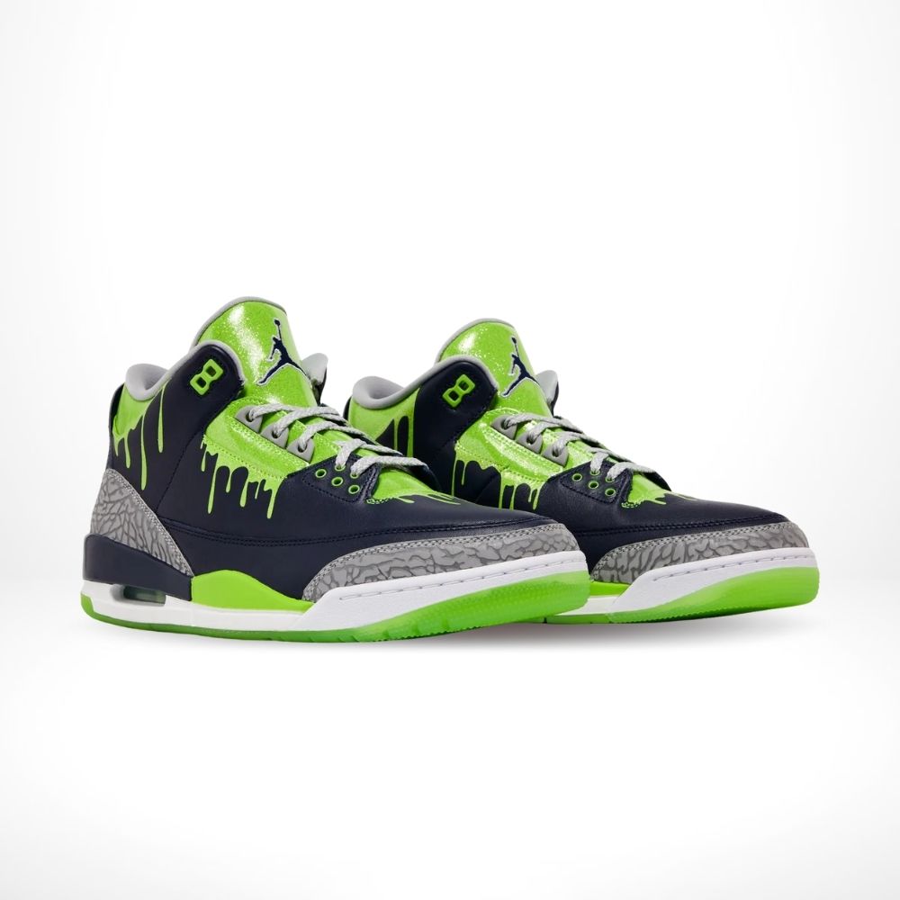 Air Jordan 3 Retro Doernbecher Hugo Green Grey