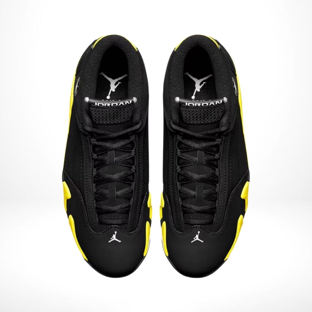 Air Jordan 14 Retro Thunder Black Tour Yellow