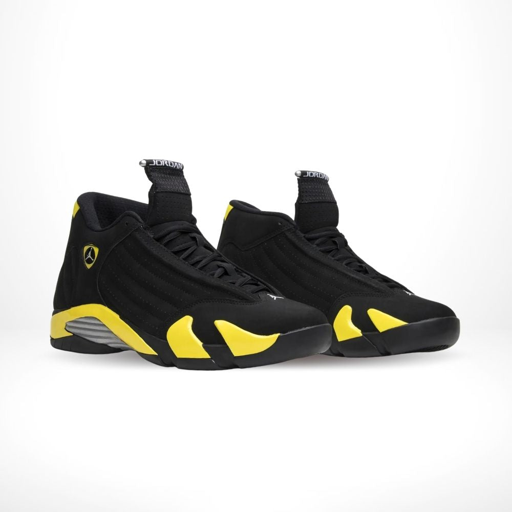 Air Jordan 14 Retro Thunder Black Tour Yellow