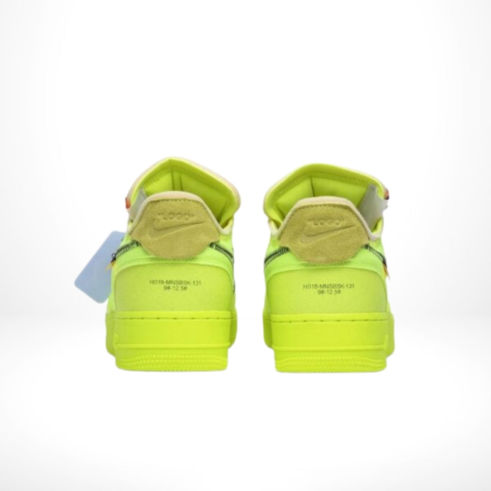 Air Force 1 Low Off White Volt Hyper Jade Cone Black
