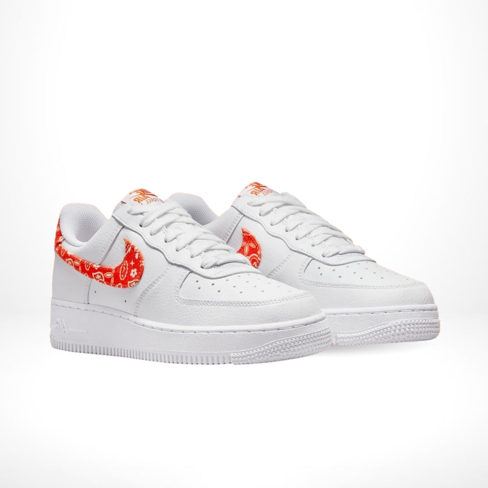 Air Force 1 Low Orange Paisley White Rush Orange