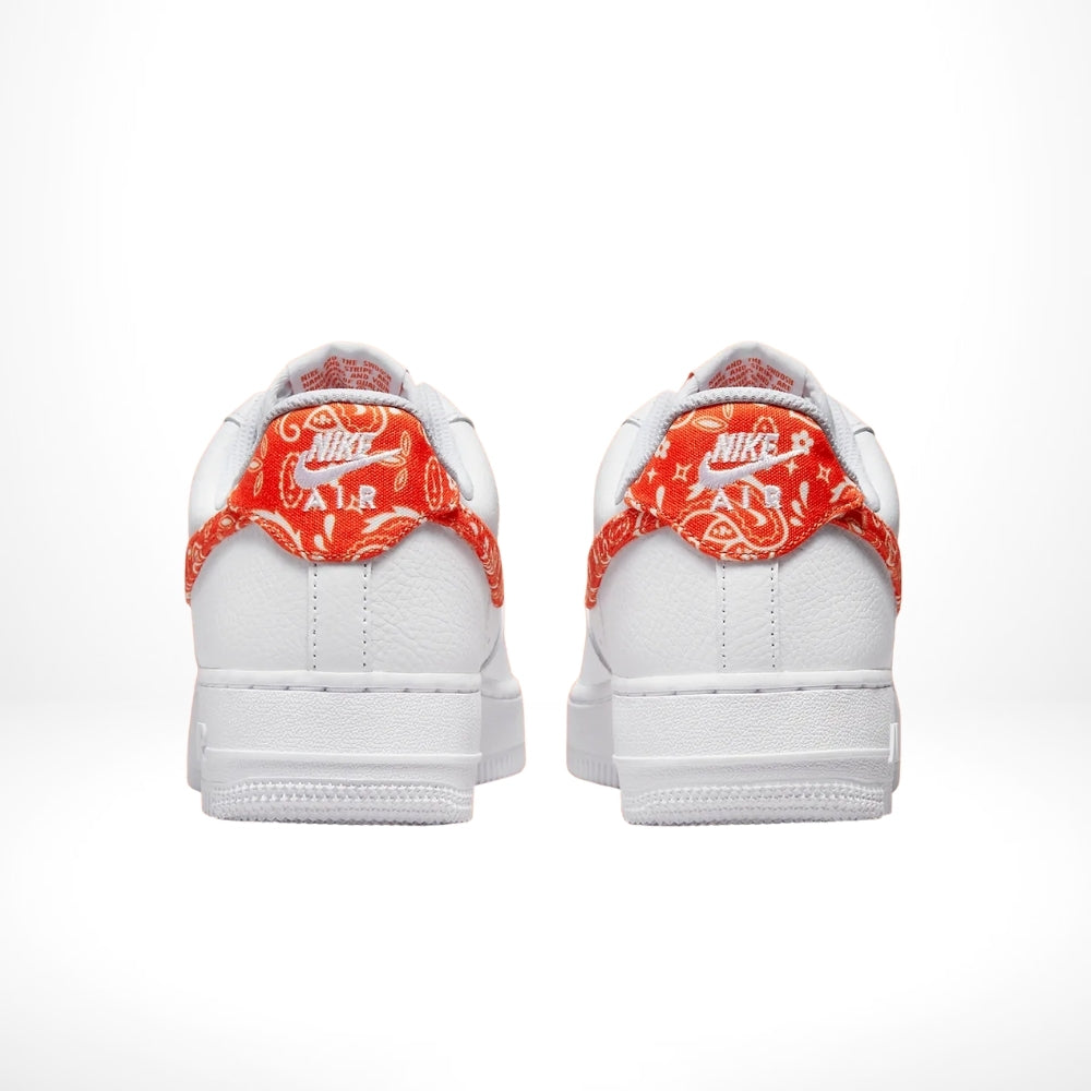 Air Force 1 Low Orange Paisley White Rush Orange
