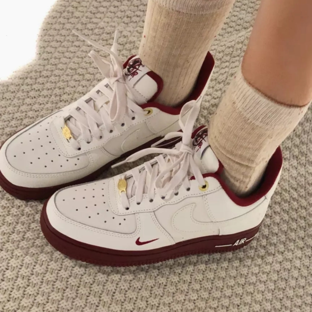 Air Force 1 Low 07 SE Sail Team Red Metallic Gold Black