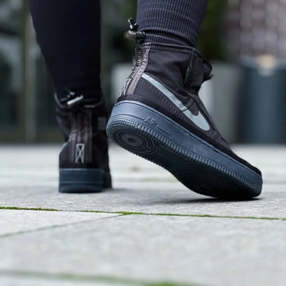 Air Force 1 Shell Black Dark Grey