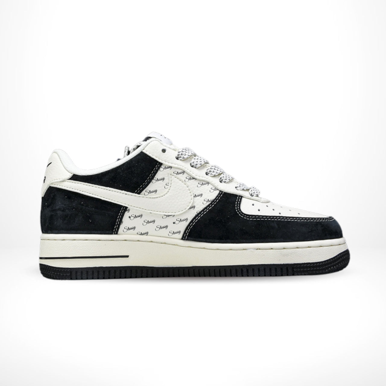 Air Force 1 07 Low Stussy Joint Black White English
