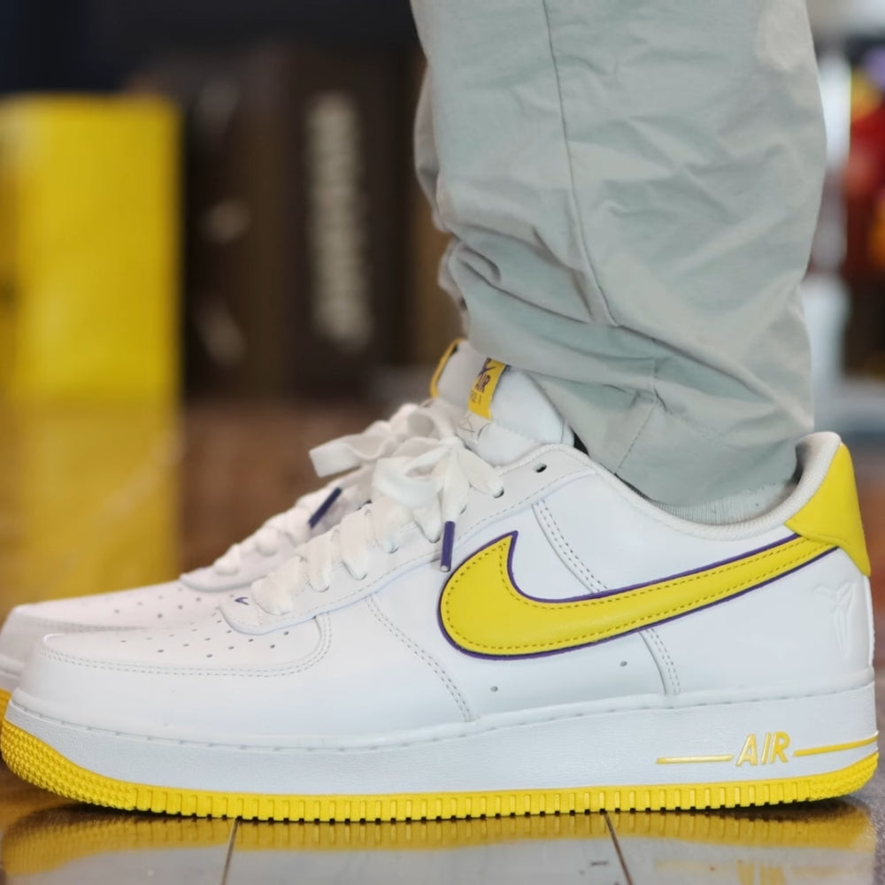 The Air Force 1 Low Kobe Bryant Lakers Home Varsity Maize